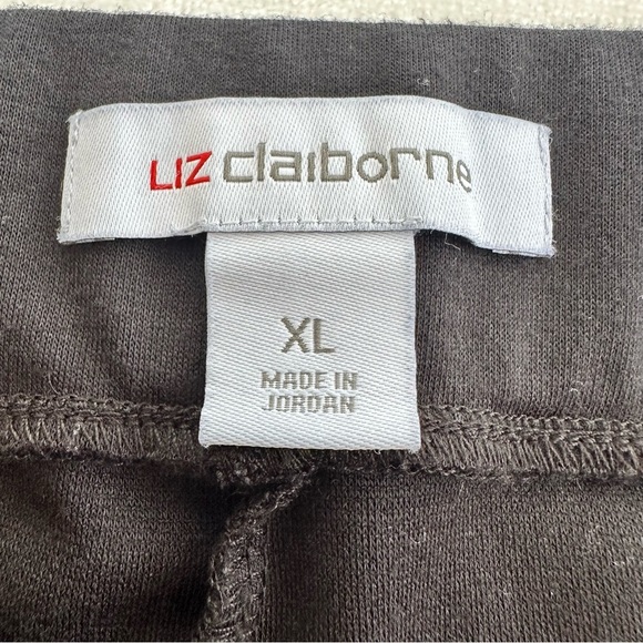 Liz Claiborne Plus Size Wide Leg Pants - Picture 5 of 6